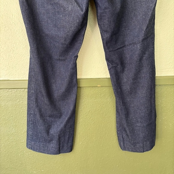 Anthropologie Essential Crop Flare Denim Trousers Size 12 - Picture 9 of 16